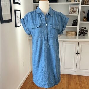 Vineyard Vines Light Blue Shirt Dress